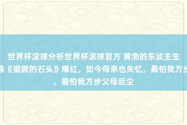 世界杯滚球分析世界杯滚球官方 黄渤的东谈主生回转：曾靠《猖獗的石头》爆红，如今母亲也失忆，最怕我方步父母后尘